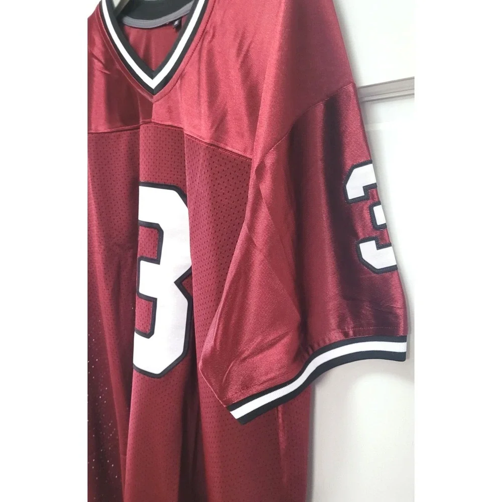 Westcheddar Sports 2017 Belton 3 Men's Mesh Jersey Shirt - Maroon - XL - Picture 4 of 6